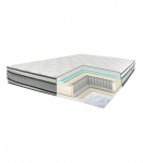 Vedrumadrats HARMONY DUO KING 180x200xH30cm, kahepoolne, rullpakendis