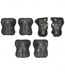 H320 SIZE L BLACK-YELLOW PROTECTORS SET NILS EXTREME