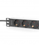 10&rdquo; Socket Strip with Aluminum Profile, 4-way safety sockets DN-95418