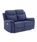 Diivan MILO 2-kohaline elektriline recliner, sinine