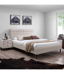 Voodi EMILIA 160x200cm, madratsiga HARMONY DELUX, beež