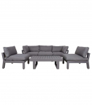 Aiam&ouml;&ouml;blikomplekt FLUFFY mooduldiivan ja laud, hall