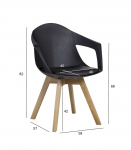 Tool STUART 58x57xH82cm, must