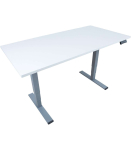 T&ouml;&ouml;laud ERGO OPTIMAL 2-mootoriga 160x80xH62-127cm, hallikasvalge/h&otilde;behall