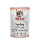 Ollo saszetka nr 7 kot Łosoś Krewetki 85 g