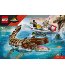 Jurassic World Building Set 76974: Boat Mission and Mosasaurus Model