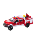 Fire Truck Firefighting Water Lights Sounds White Red 1:12