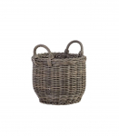 Korv WICKER sangadega D34xH34cm, hall