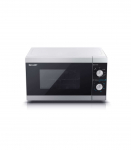 Sharp Microwave Oven with Grill YC-MG01E-S Free standing 800 W Grill Silver