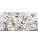 &Otilde;limaal 50x100cm, valged lilled