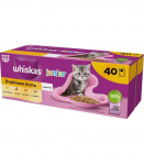 WHISKAS Junior Poultry in jelly - wet cat food - 40 x 85g