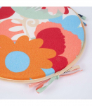 Toolikate NORDIC FLOWER D38x2,5cm, 80% puuvill, 20% pol&uuml;ester