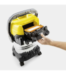 Vacuum Cleaner|KARCHER|Suction power 315 AW|Dust capacity 30 L|Drum vacuum|Cleaning type Dry&wet|Dust container Bagless|Colou
