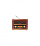 Adler Retro Radio AD 1187 Alarm function AUX in Wooden
