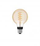 Hue WA 7W Filament G93 globe E27 E27 7 W Warm to cool white 2200-4500K Bluetooth and Zigbee