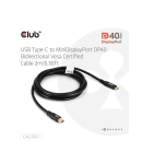 CABLE USB-C TO MINI DP 1.2M/M/M CAC-1561 CLUB3D