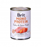 BRIT Mono Protein Turkey with sweet potato - Wet dog food - 400 g