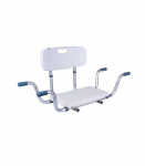 Recessed bath bench with back rest AT51032