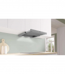 Bosch Serie 2 DFM064W55 cooker hood Semi built-in (pull out) Metallic, Silver 394 m&sup3;/h