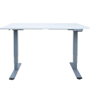 T&ouml;&ouml;laud ERGO OPTIMAL 2-mootoriga 140x80xH62-127cm, hallikasvalge/h&otilde;behall