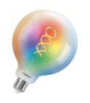 Osram SMART+ MATTER Filament Multicolor Classic Globe 125 40 E27 4.8 W RGBW Wi-Fi
