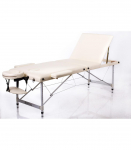 RESTPRO&reg; ALU 3 Cream Portable Massage Table