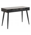 Kirjutuslaud NEPTUN 110x50xH77cm, must, melamiinplaat, metall