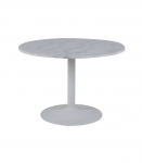 S&ouml;&ouml;gilaud TARIFA D110xH75cm, lauaplaat: marmor, v&auml;rvus: valge, jalg: pulberv&auml;rvitud, v&auml;rvus: matt valge