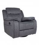 Tugitool GENTRY kiikuv ja p&ouml;&ouml;rlev manuaalne recliner, hall