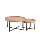 Diivanilaud MUSIC 2tk D70xH46, D50xH38, tamm