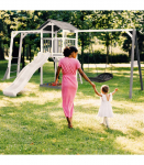 AXI puidust m&auml;nguv&auml;ljak &mdash; torn kiigega, ronimisredelid ja lium&auml;gi XXL