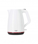 Adler Kettle AD 1277 Standard 2200 W 1.7 L Plastic 360&deg; rotational base White
