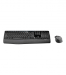 Logitech MK345 Keyboard and Mouse Set Wireless Mouse included Batteries included US Black USB Wireless