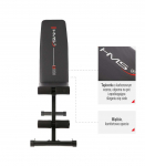 LS1203 FOLDABLE EXERCISE BENCH HMS