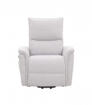 Tugitool GIANNI elektriline lift recliner 85x86xH106cm, hallikasvalge