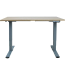 T&ouml;&ouml;laud ERGO OPTIMAL 2-mootoriga 140x70xH62-127cm, hikkoripuu/h&otilde;behall