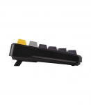 F108 Gray+Orange+Deep Gray Gasket Keyboard with Volcano RGB Switches &ndash; AULA