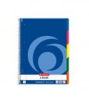 Herlitz spiraalkaustik, A4/100, registriga, jooneline