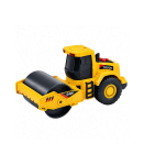 Road Roller Construction Vehicle Rotating Roller Lights Sounds Yellow 1:32