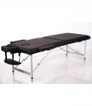 RESTPRO&reg; ALU 2 (L) Black Portable Massage Table