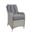 Tugitool ASCOT 58x70xH90cm, hall, alumiinium, plastikpunutis