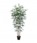 Kunstpuu BAMBOO, H150cm, 5 t&uuml;vega, must pott