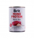 BRIT Mono Protein Beef & Rice - wet dog food - 400g