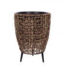 Lillepott WICKER 38x38xH54cm, pruun