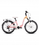 Laste jalgratas TABOU Queen 20, korall-valge
