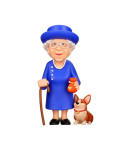 MINIX QUEEN ELIZABETH - QUEEN ELIZABETH II WITH CORGI