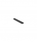 Lanberg 10" blanking panel 1U Black
