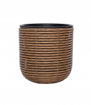 Lillepott WICKER D27xH28cm, pruun