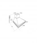 Akpo WK-4 Rustica 60 Cooker hood Wall-mounted Beige, Wood