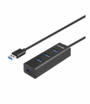 UNITEK Y-3089 interface hub USB 3.2 Gen 1 (3.1 Gen 1) Type-A 5000 Mbit/s Black